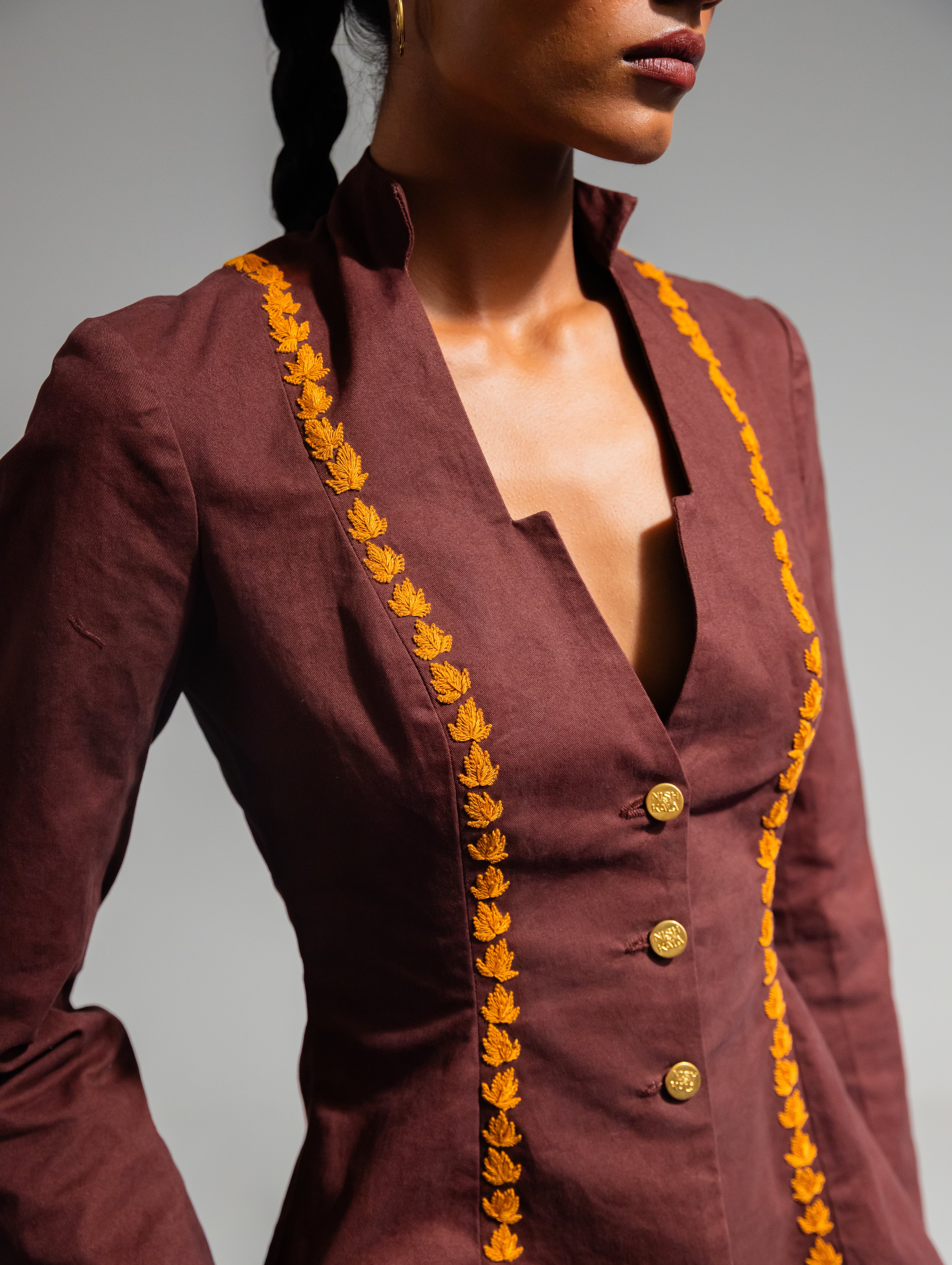 Twill Embroidered Jacket