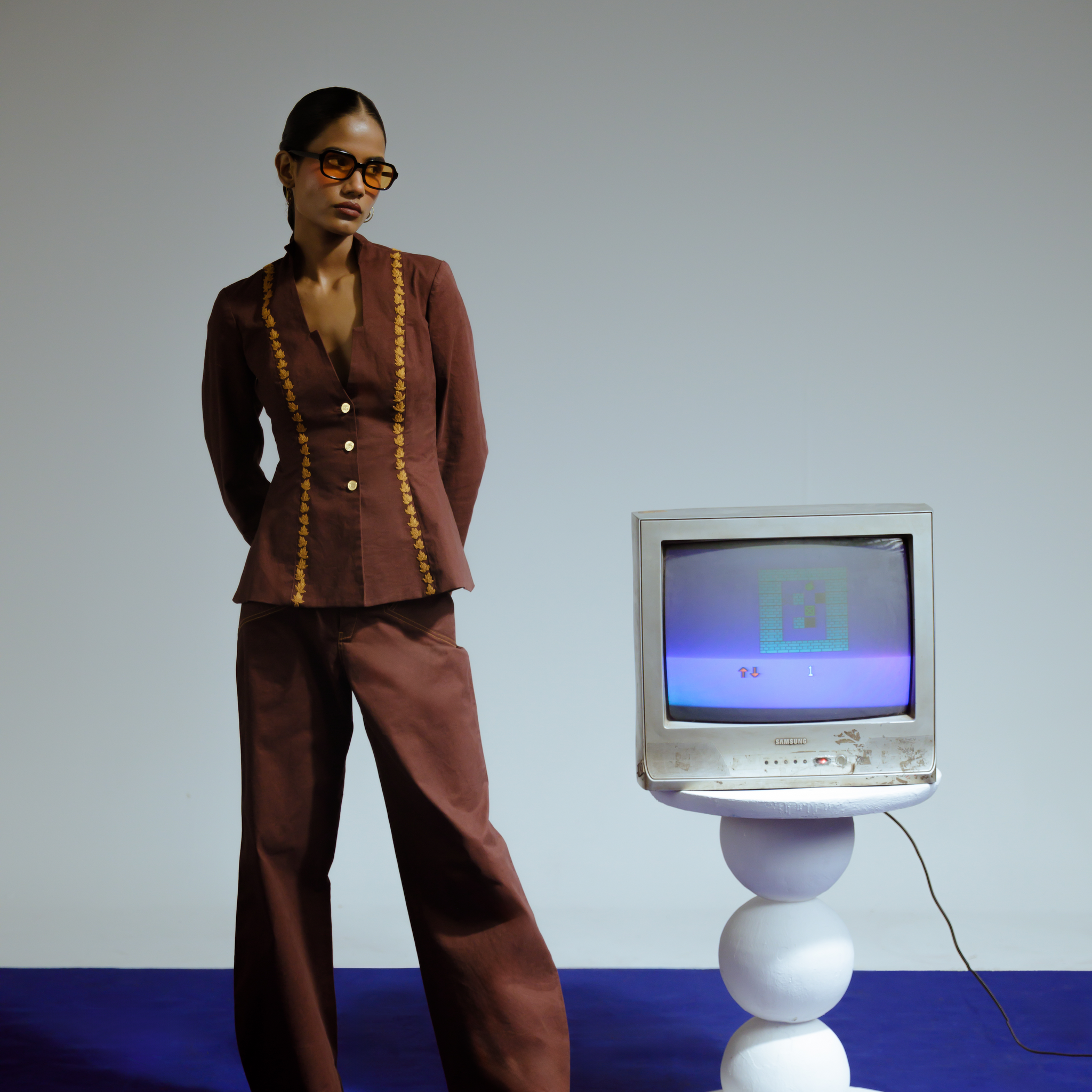 Twill Embroidered Jacket