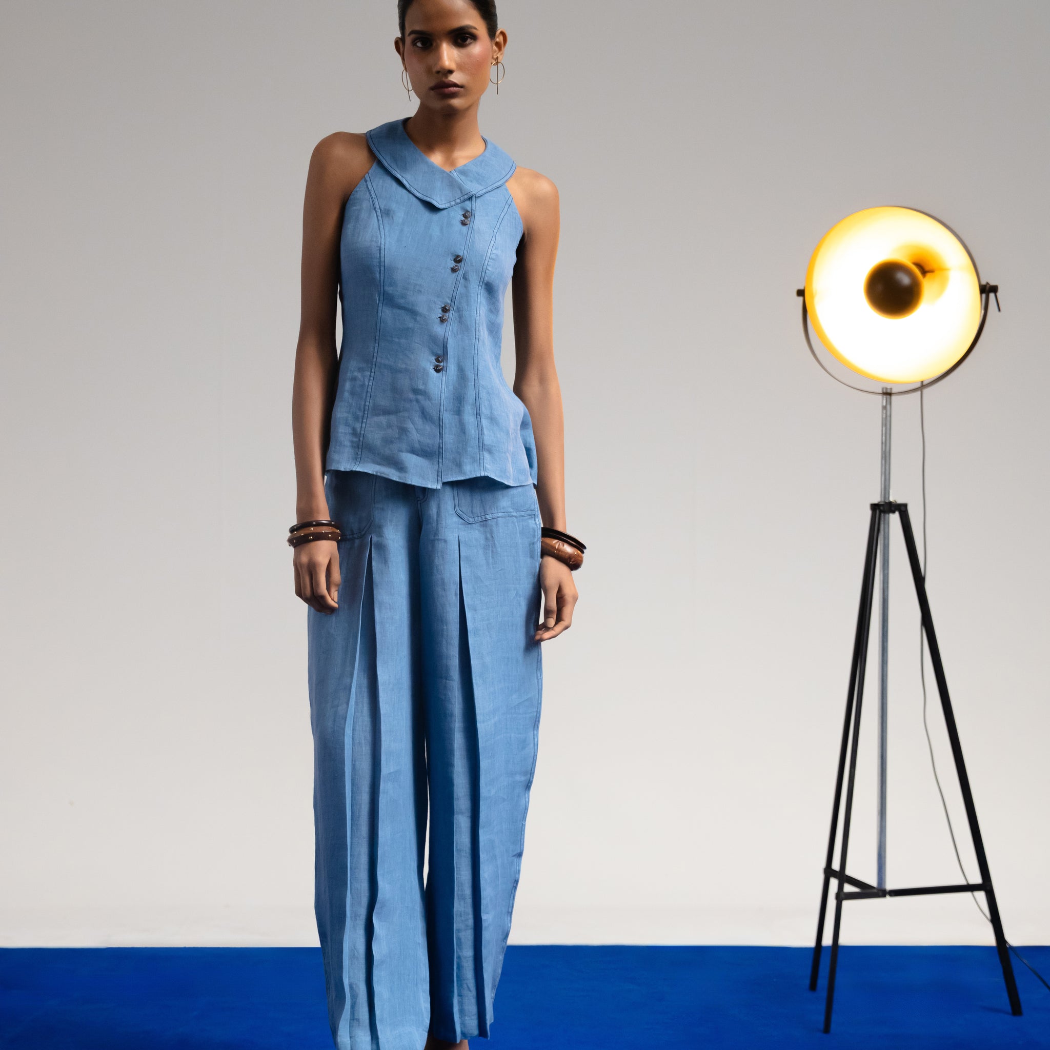 Handloom Linen Pants