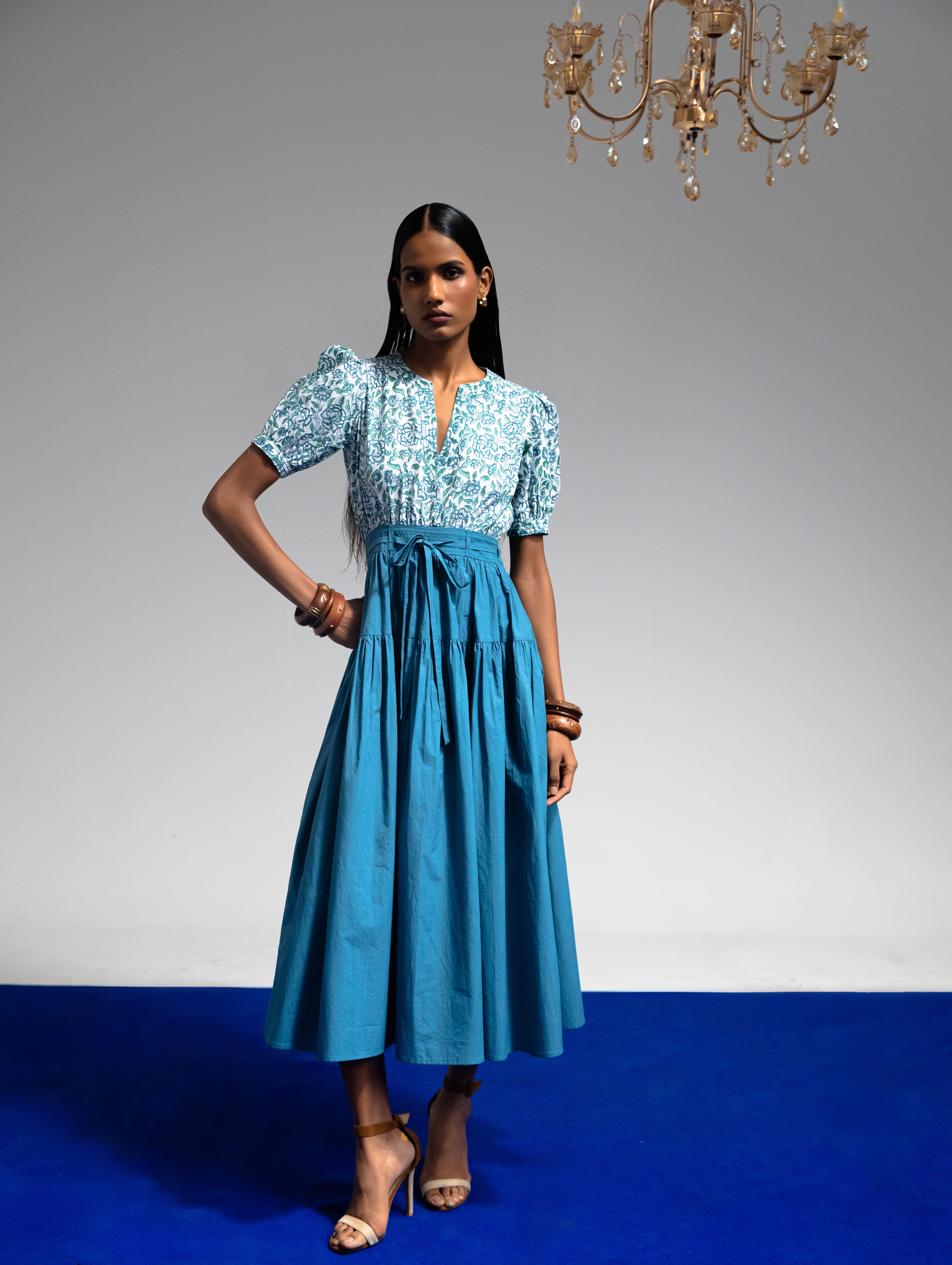 Bagru Block Print Dress